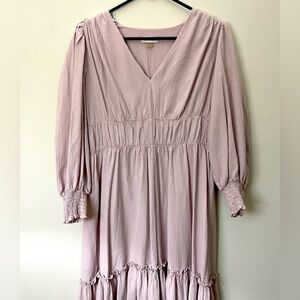 Calvin Klein Light Pink Long Sleeve Dress